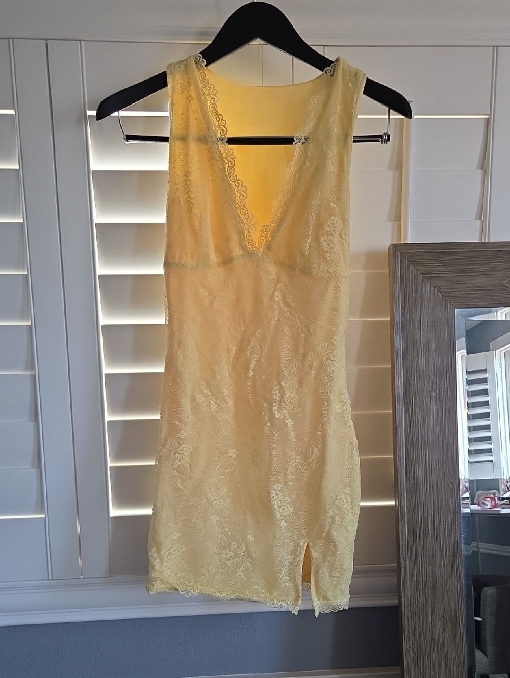 Yellow Lace Dress